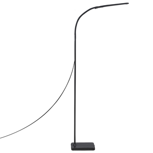 BELIANI Staande lamp LED zwart ANTLIA