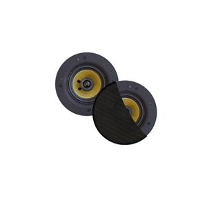 Samba samba speakerset - 65w (draaibare tweeter) - mat zwart (rond 195 mm) - randloos SPKSAMBA4065-Z