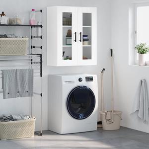 VidaXL Hangkast 69,5x34x90 cm hoogglans wit