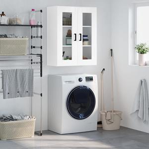 VidaXL Hangkast 69,5x34x90 cm hoogglans wit