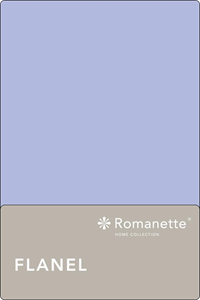 Romanette Flanellen Lakens  Blauw-240 x 260 cm
