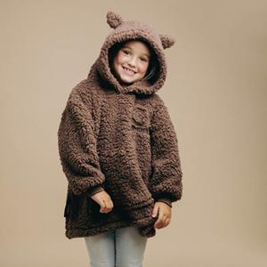 Fresh & Co Teddy Hoodie Kids - Bruin - 