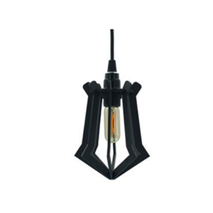 Maison Cocon Industriele hanglamp 007 Spits zwart