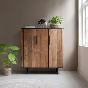 DTP Home Opbergkast Soho Teakhout en mortex, 130 x 120cm - Bruin