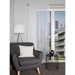 Vorhang 800411 Fertigschal NESSI Transparent-Voile, Tunnelzug, einzeln od. Set, Home Basics, (1 St), 100% Polyester