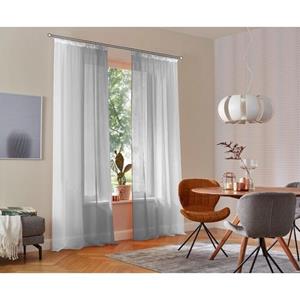my home Gardine "Valverde", (2 St.), Vorhang, 2-er Set, Fertiggardine, transparent