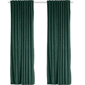 My home Gordijn Velvet uni Fluweel (2 stuks)