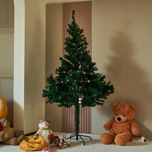 LINDBY Motje LED lichtketting, bollen, rood, groen