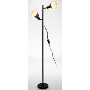 B.K.Licht Staande lamp BK_ST1556 Design-Stehlampe, inkl. Doppel-Kippschalter (1 stuk)