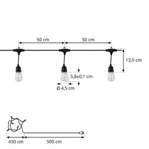 PRIOS Liezel LED lichtketting 10,3W RGB Tuya