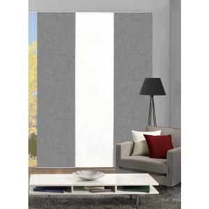 HOME WOHNIDEEN Schiebegardine "PIVE 3er SET", (3 St.), Schiebevorhang Digidruck 3er Set PIVE