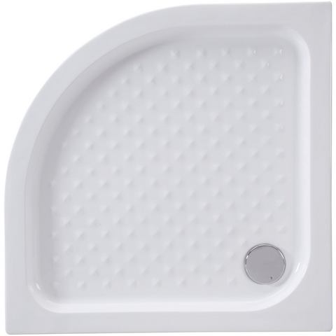 welltime Ronde douchebak Summer Kwartcirkelvormige douchebak, afm. bxd: 90x90 cm, douchebak in wit, 90 cm x 90 cm (set)