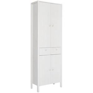 Home affaire Hochschrank "Tina", Badmöbel, Schrank, Breite 57 cm, Massivholz