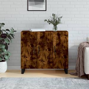VidaXL Dressoir 90x34x80 cm bewerkt hout gerookt eikenkleurig