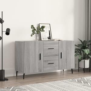 VidaXL Dressoir 100x36x60 cm bewerkt hout grijs sonoma eikenkleurig