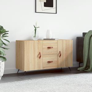 VidaXL Dressoir 100x36x60 cm bewerkt hout sonoma eikenkleurig