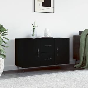 VidaXL Dressoir 100x36x60 cm bewerkt hout zwart