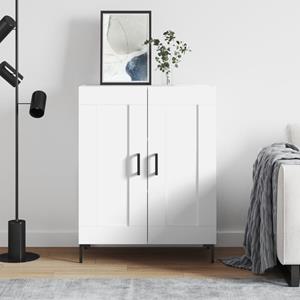 VidaXL Dressoir 69,5x34x90 cm bewerkt hout wit