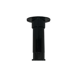 Furniture Legs Europe Ronde verstelbare zwarte kunststof meubelpoot 10 cm