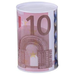 10 euro biljet spaarpotje 8 x 11 cm -