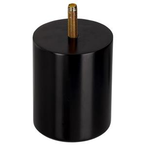 Duraline Meubelpoot Rond Hout Zwart Ø6,4x8cm Beuken Fsc 4pp