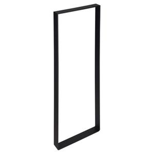 Duraline Tafelpoot Plat Staal Mat Zwart 4x30x80cm