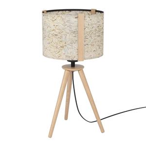 Stars of Light Tafellampje Hontongas hout met beige kap 390325