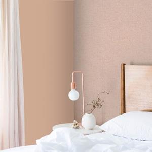 DecoMode Vliesbehang Linen Shimmer Nude