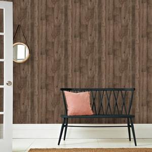 Praxis Easydécor Vliesbehang Wood Deluxe Bruin