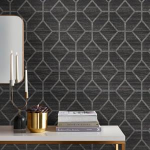 Sublime Vliesbehang Geo Texture Zwart