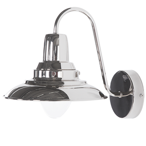 Beliani LUZA - Muurlamp-Zilver-IJzer