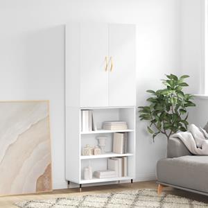 vidaXL Sideboard Highboard Weiß 69,5x34x180 cm Holzwerkstoff (1 St)