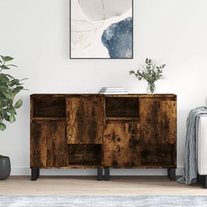 VidaXL Dressoirs 2 st bewerkt hout gerookt eikenkleurig