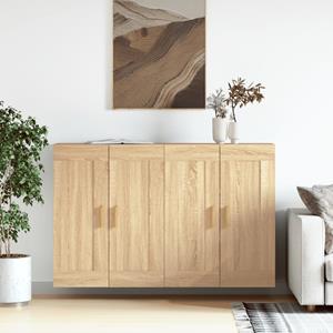 VidaXL Hangkasten 2 st bewerkt hout sonoma eikenkleurig