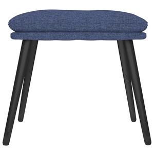 vidaXL Voetenbank 45x29,5x35 cm stof blauw