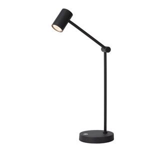 Lucide TIPIK - Oplaadbare Bureaulamp - Accu/Batterij - LED 3 StepDim - 1x3W 2700K - Zwart