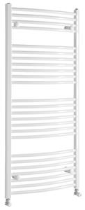 Aqualine Orbit gebogen design radiator 45x132cm wit 594Watt