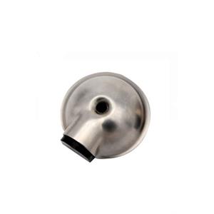 Praxis Deurstopper Vloer Plat Rond Rvs 23mm