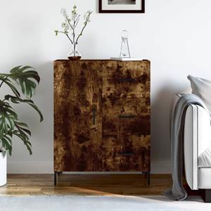 VidaXL Dressoir 69,5x34x90 cm bewerkt hout gerookt eikenkleurig