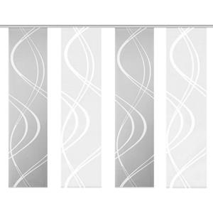 HOME WOHNIDEEN Paneelgordijn TIBERIO set van 4 (4 stuks)