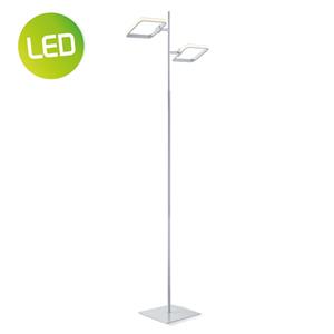 Light depot - vloerlamp LED Cuby - aluminium - Outlet