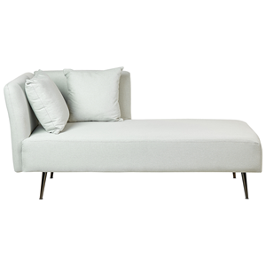 BELIANI Chaise longue linkszijdig mintgroen RIOM