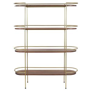 Pomax Wandkast 4 Schappen Artdeco | 