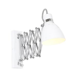 Steinhauer Wandlamp Spring | 1 lichts | Zilver, Grijs, Wit
