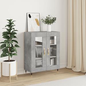 VidaXL Dressoir 69,5x34x90 cm bewerkt hout betongrijs