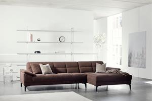 FLEXLUX 2,5-Sitzer "Viale", Sitzaufbau hochwertiger Kaltschaum und Stahl-Wellenunterfederung