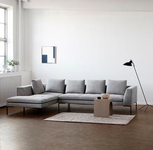 FLEXLUX 2,5-Sitzer "Loano", modernes Sofa, frei im Raum stellbar, lose Kissen, Kaltschaum im Sitz