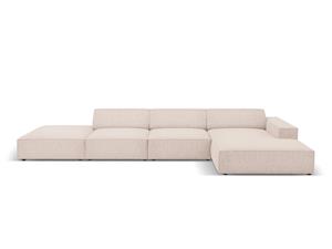 Micadoni Home 5-zitshoekbank Jodie rechts chenille | 