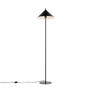 QAZQA Design vloerlamp zwart - Triangolo