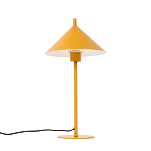 QAZQA Design tafellamp geel - Triangolo